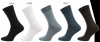 Pánské ponožky hladká Lycra - bílá B