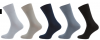 Zdravotní ponožky bez gumy s biobavlnou a stříbrem