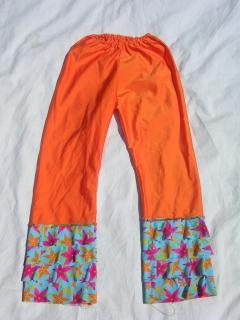 KARNEVALOVÝ KOSTÝM,MASKA retro kalhoty klaun šašek tanec, 7-10 let