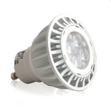 Forever Light, LED žárovka, 4× power SMD, GU10, 230V, 6,5W, 360Lm, teplá bílá