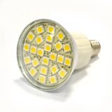 GWL LED žárovka 24×SMD 5050 E14 3,5W teplá