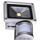 LED reflektor, 10W, 230V, denní bílá s čidlem pohybu