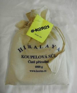 Sůl koupelová hrubá bílá, 1 kg