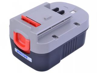 BLACK &amp; DECKER A144, A1714 Ni-MH 14,4V 3000mAh, články PANASONIC