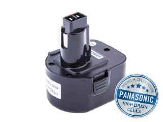 BLACK &amp; DECKER A9252  Ni-Mh 12V 3000mAh, články PANASONIC