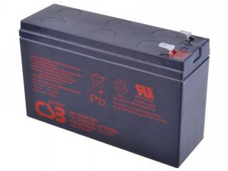 CSB 12V 6,4Ah olověný akumulátor HighRate F1F2 (HR1224WF2)