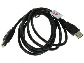 datový kabel USB A-B na propojení UPS a PC, 1,8m - černý
