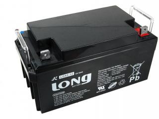 Long 12V 65Ah olověný akumulátor DeepCycle GEL F4 (LG65-12)