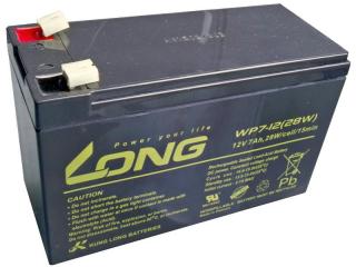 Long 12V 7Ah olověný akumulátor F1 (WPS7-12)