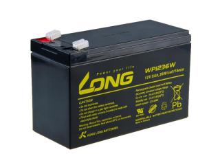 Long 12V 9Ah olověný akumulátor HighRate F2 (WP1236W)