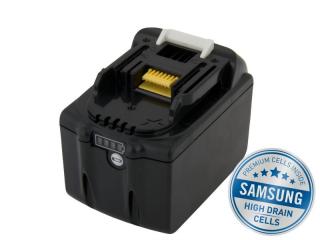 MAKITA BL 1860B Li-Ion 18V 6000mAh, články SAMSUNG s LED indikací