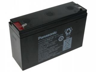 Panasonic 6V 12Ah olověný akumulátor F1 LC-R0612P