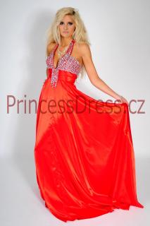 Bazar : plesové šaty červené Vel.36