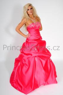 Bazar : plesové šaty růžové P16 Vel.36