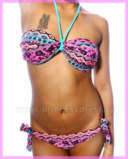 Luxusní NEON neonové plavky BIKINY azt 16