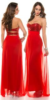 Plesové šaty - IF 50550 - červené