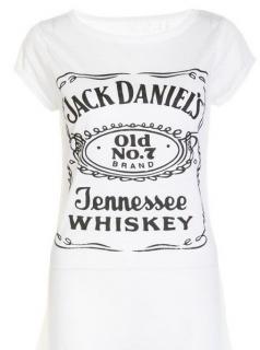 Tričko Jack Daniels - bílé