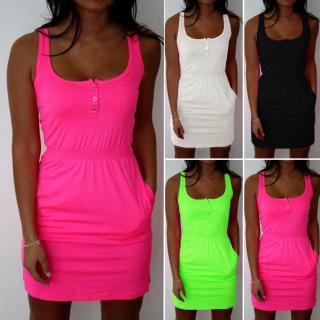 Výprodej - sleva - koktejlové šaty 15 Neon více barev