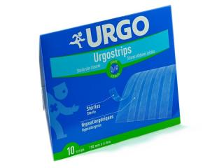 Náplast Urgo Strips 100x6 mm stehy 10 ks