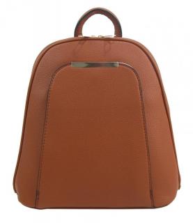 Dámský elegantní menší módní batoh / batůžek ITALY BAT0101 - hnědý