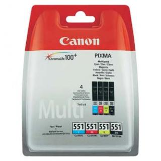 Canon originální ink 6509B009, CLI551, CMYK