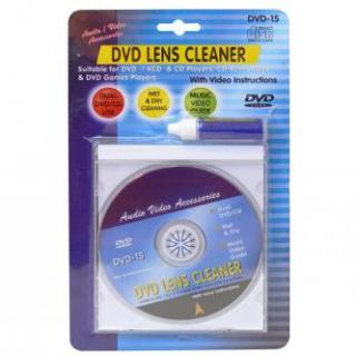 Čisticí DVD, čistič čočky, mokrý proces čištění, No Name