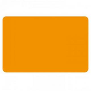 Podložka pod myš, Protiskluzová, oranžová, 23x15cm, Logo, ultratenká