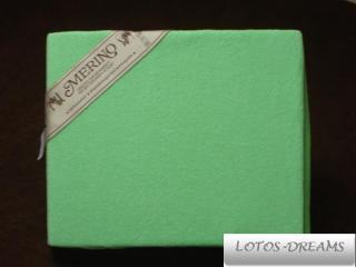 Prostěradlo froté 180x200 - barva zelená hrášek