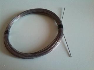 Nerezové lanko potažené nylonem &amp;#216; 1 mm / 10M