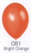 BRIGHT ORANGE balónek