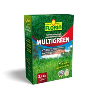 Dlouhodobě působící trávníkové hnojivo MULTIGREEN 2,5 kg
