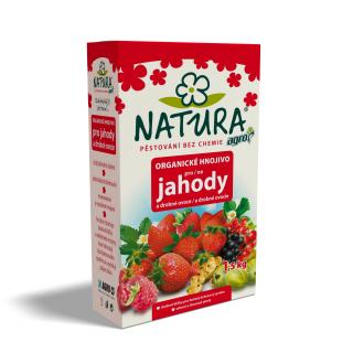 NATURA Přírodní organické hnojivo pro JAHODY A DROBNÉ OVOCE 1,5 kg