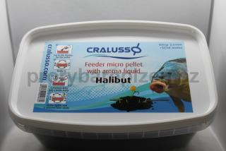 Cralusso Pelety Halibut 400g + Aroma 50ml