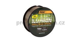 Fox Fluorocarbon Illusion Mainline Trans Khaki - 0.39mm 19lb/8.64kg 600m