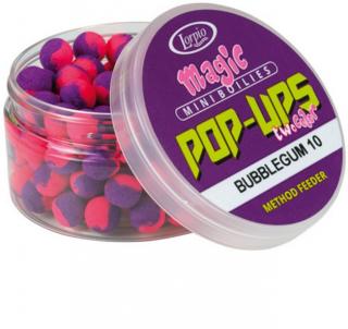 Lorpio Mini Boilies Magic Pop-Ups (Dvě Barvy) Bubblegum 10mm 50g