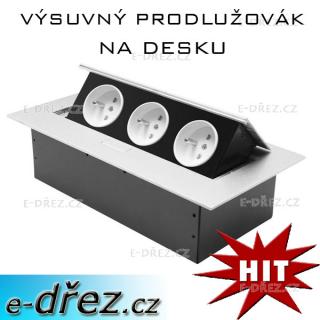 HLINÍKOVÉ VÝSUVNÝ PRODLUŽOVÁK na  desku POWER PORT