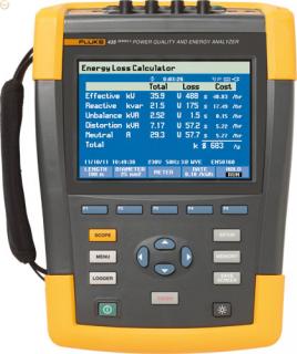 Fluke 435-II - Třífázový analyzátor elektrických sítí