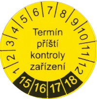 ILLKO P9080 - štítky pro označování příští kontroly (30 ks)