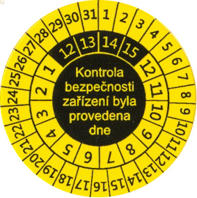 ILLKO P9081 - štítky pro označování kontrol svářeček (10 ks)
