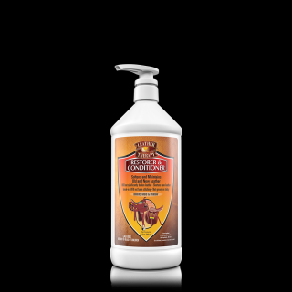 Absorbine Leather Therapy Restorer and Conditioner, účinný renovátor kůže pro vaše kožené vybavení, lahev 473ml