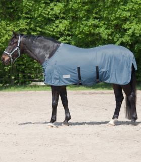 Síťová deka proti hmyzu pro koně Waldhausen Powder Blue 155 cm