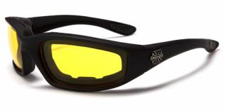 Motorkářské čiré sluneční brýle Choppers CH0105