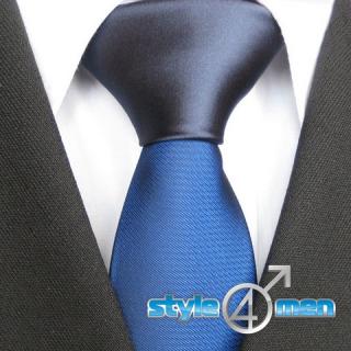 Pánská modrá úzká kravata Style4men YB6229