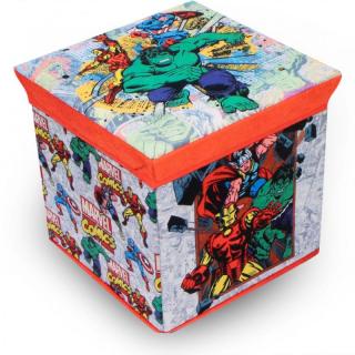 bHome Úložný box na hračky Avengers s víkem
