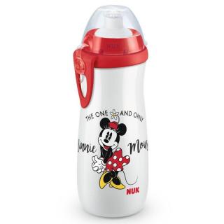 Dětská láhev NUK Sports Cup Disney Minnie 450 ml red