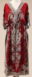 Dámské dlouhé plážové šaty tunika kaftan halena africké dashiki