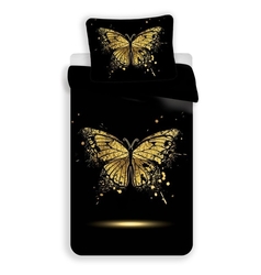 UNIVERSAL DESIGN 3D Povlečení Zlatý motýl micro 140x200