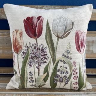Gobelínový povlak - TULIPÁNY velikost:: POVLAK +POLŠTÁŘ SKANTEX