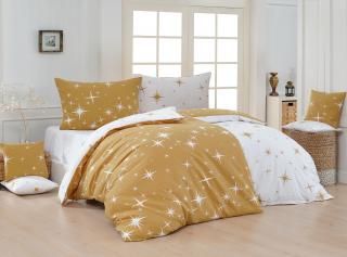 Ložní povlečení bavlna deluxe - ARIETTA GOLD velikost:: 140/200 + 70/90