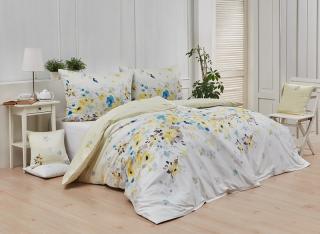 Ložní povlečení krep deluxe FLEUR velikost:: 140/200 + 70/90 - poslední 1 ks